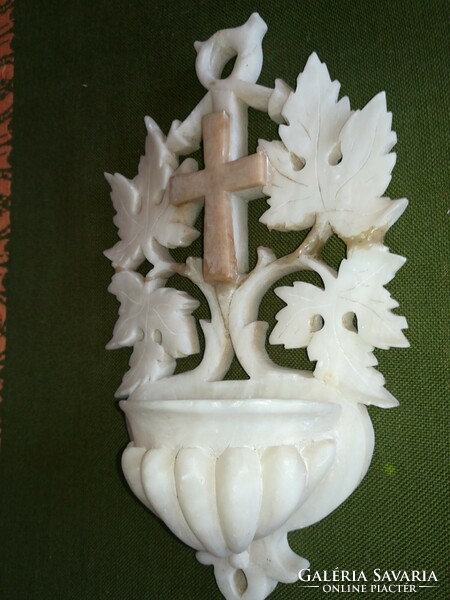 Marble holy water holder