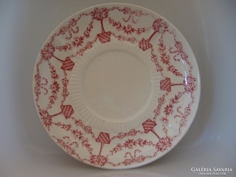 Antik angol Festoon Adderley alátét tányér