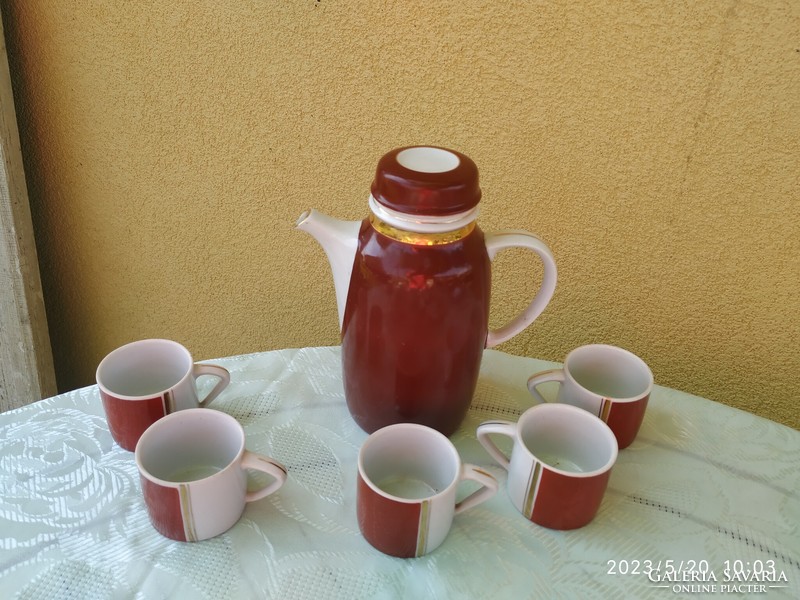 Hollóháza porcelain coffee set for sale! For replacement