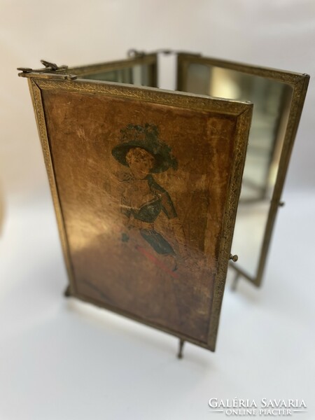 Beautiful antique 3-piece mirror