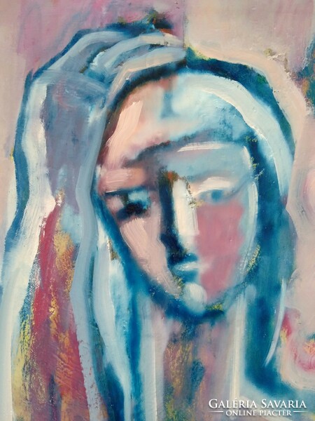 Portré Darmo Éva festménye