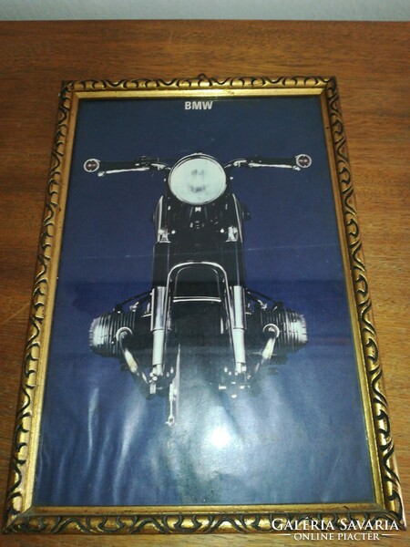 Vintage bmw motorcycle photo