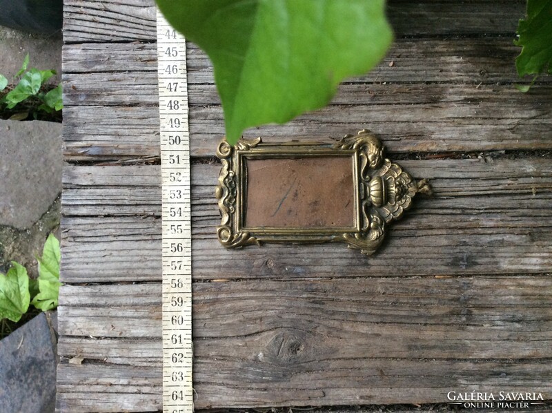 Small copper frame photo holder