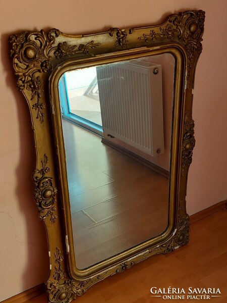 Bieder salon mirror 1800s 120 x 80 cm can be picked up in Budapest