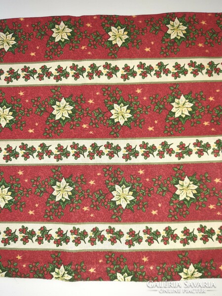 Karácsonyi anyag - patchwork - dekor - méteráru - foltvarrás