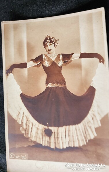 Approx. Carlota female impersonator transvestite performer photo 17 cm old revue story