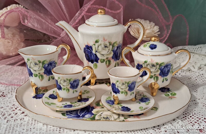 Baby size regal English porcelain tea set