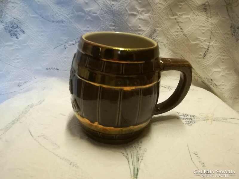 Glazed beer mug
