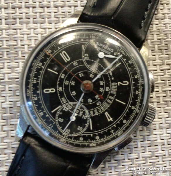Spring fab. Suisse tachy-telemeter chronograph