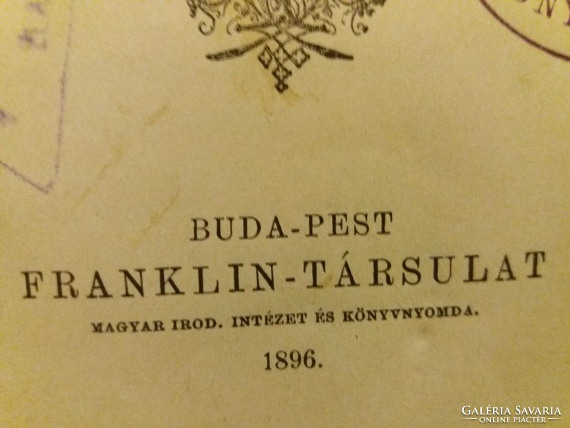 1896. Gyulai Pál :Budapesti Szemle folyóirat 85.kötet 229-230-231. szám könyv képek szerint FRANKLIN