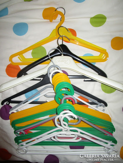 Various coat hangers coat hanger