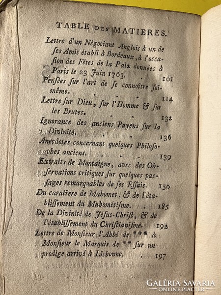 Le portefeuille d'un philosophe, ou mélange de pièces philosophiques antik könyv Pierre Marteau 1770