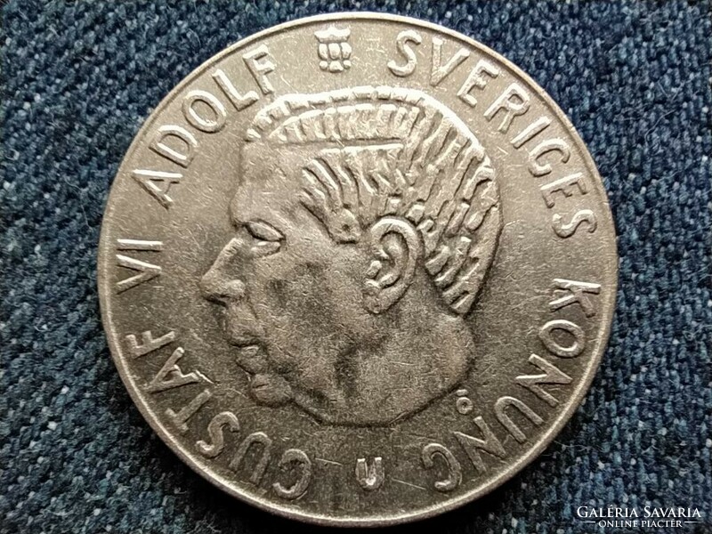 Sweden vi. Adolf Gusztáv (1950-1973) .400 Silver 1 crown 1968 u (id63027)