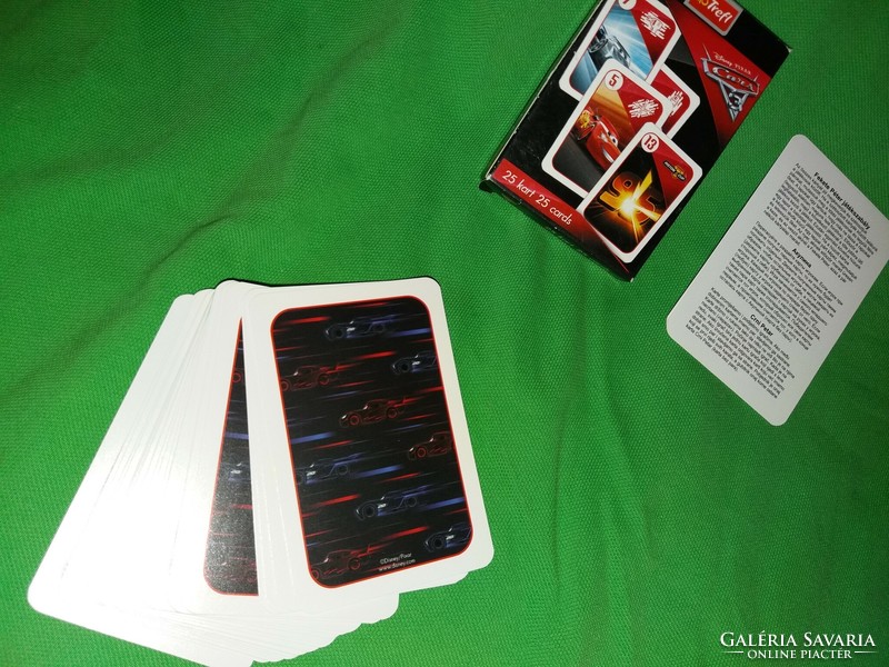 Retro TREFFL - DISNEY - PIXAR VERDÁK memória / Fekete Péter játék kártya dobozával a képek szerint