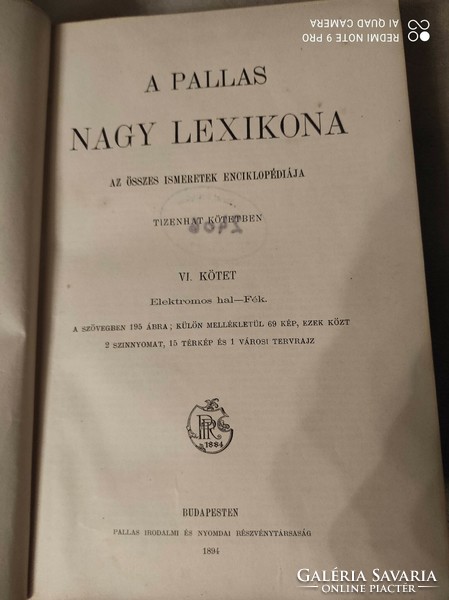 A Pallas Nagy Lexikona VI. kötet