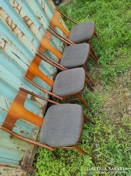 For sale 4 x mier topolcany Czech Czechoslovakia retro dining chair mid century