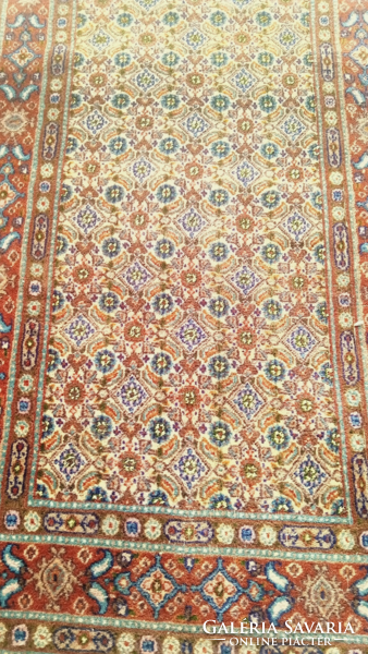 Iranian hand-knotted rug from Herat. Negotiable.
