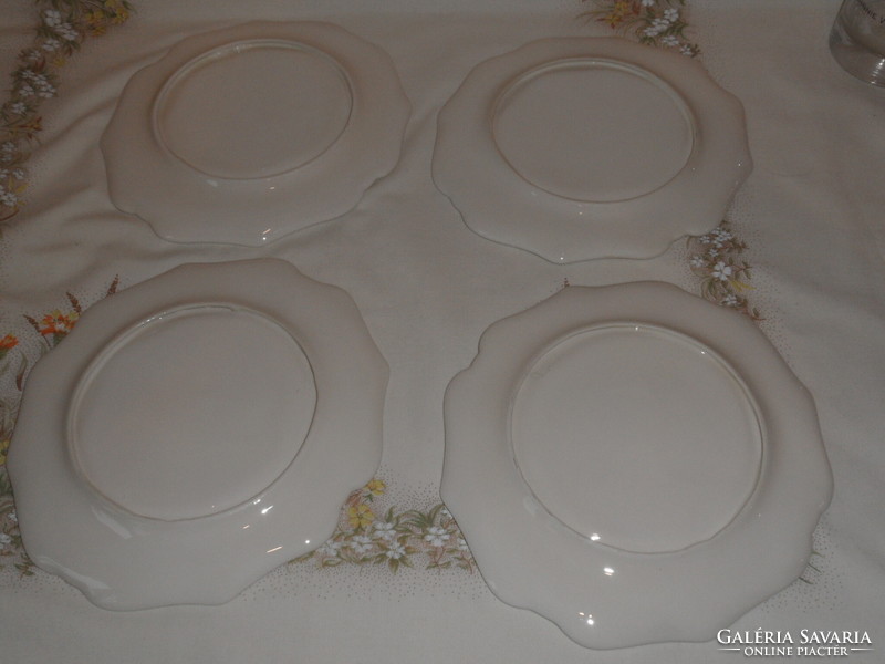 Levendula mintás porcelán süteményes tányér ( 4 db. )
