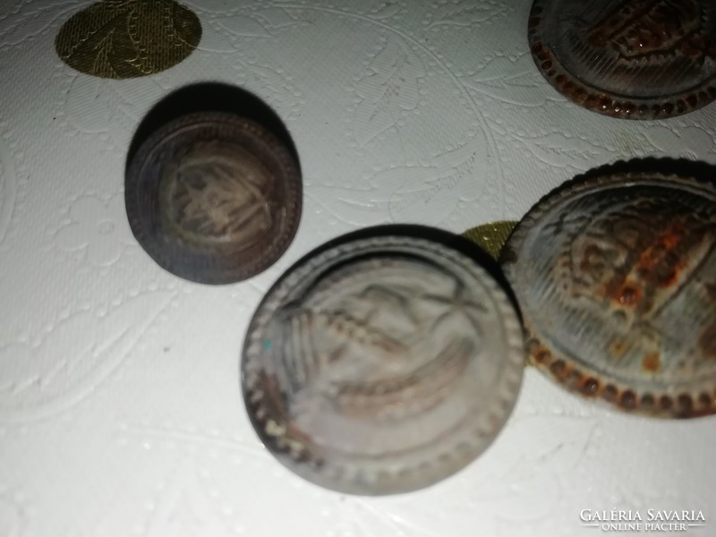 Old military buttons