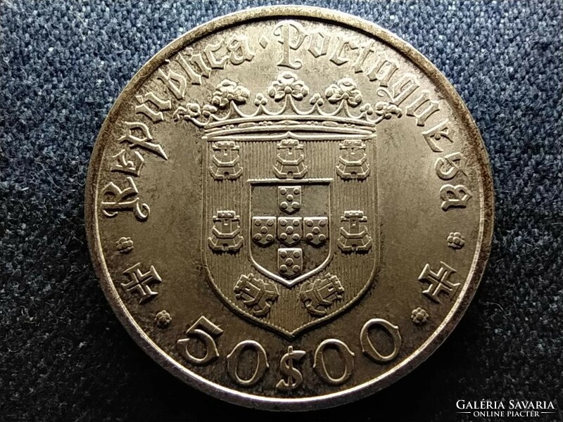 Portugal pedro alvares cabral .650 Silver 50 escudo 1968 (id61489)