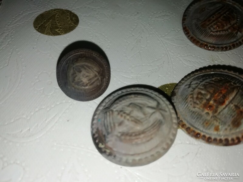 Old military buttons
