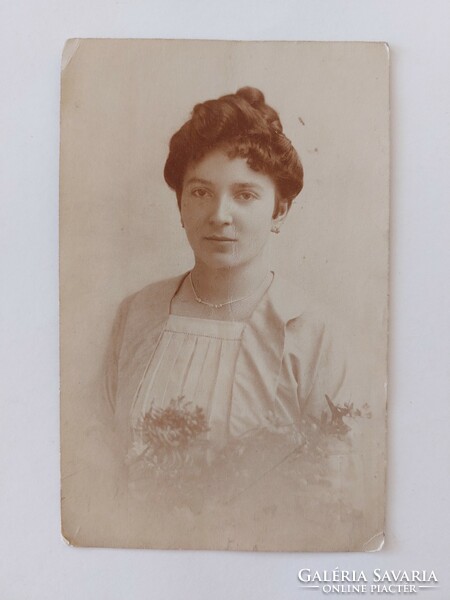 Régi női fotó 1920 hölgy fénykép
