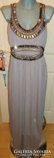 Long women's dress 38 40 decorated with studs