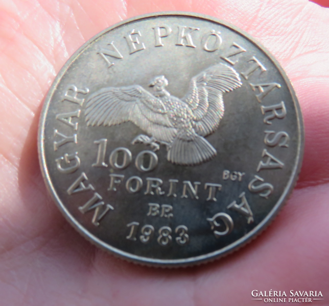 100 forint Simon Bolivar születésének 200. évfordulójára 1983