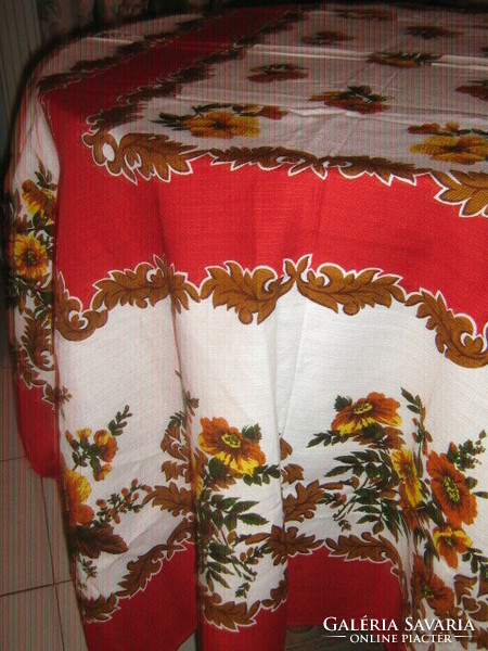 Wonderful vintage floral tablecloth