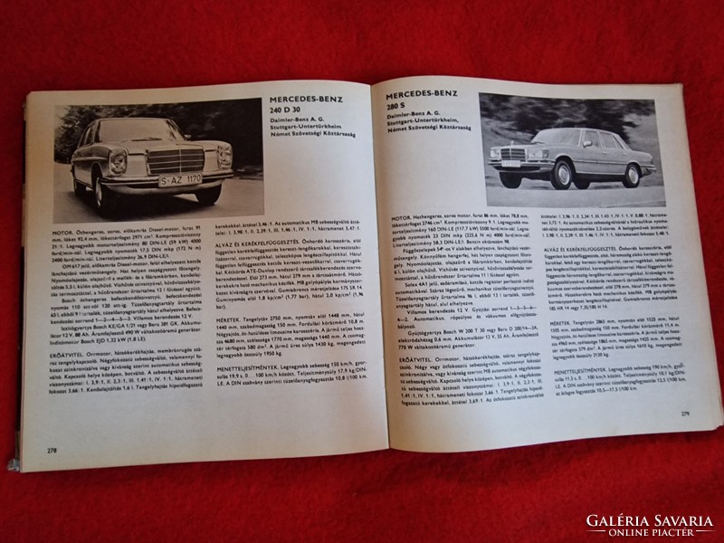 György Liener car types book 1977