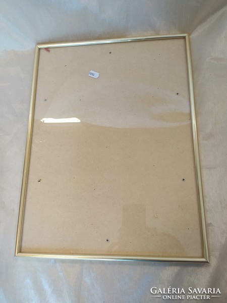 Plastic picture frame in gold color
