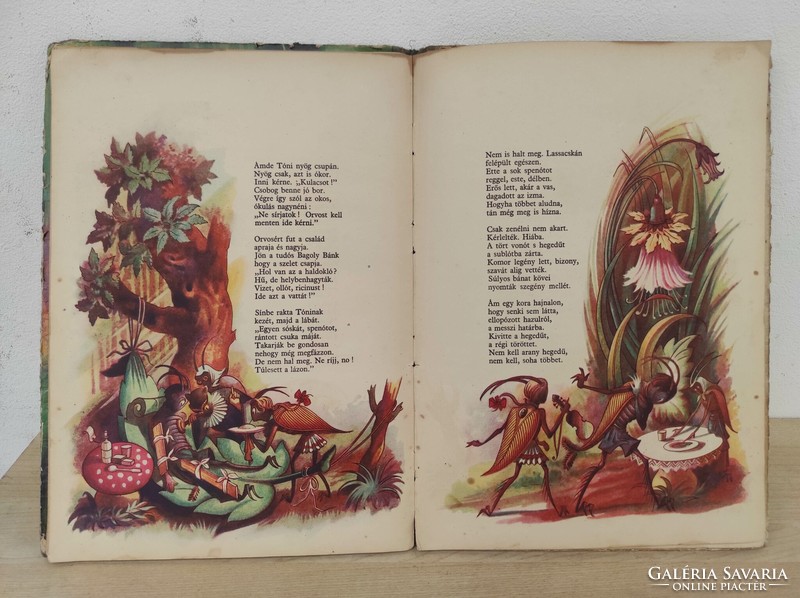 Antique story book story book children's literature túcsök toni 884 7454