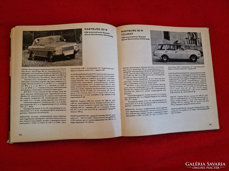 György Liener car types book 1977