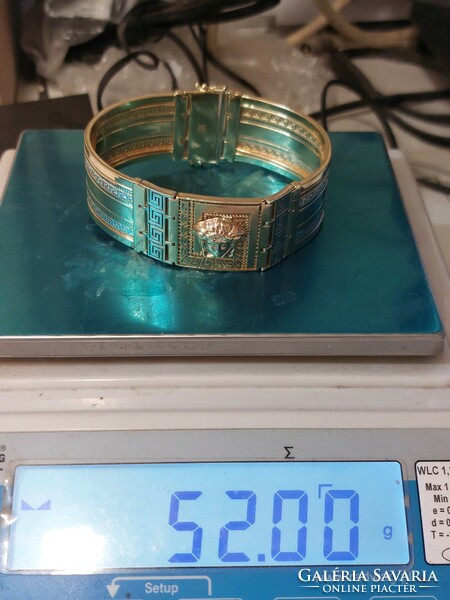 Versace women's gold bracelet 14k