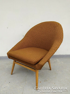Retro armchair furniture upholstered shell armchair chair 1 piece 5476