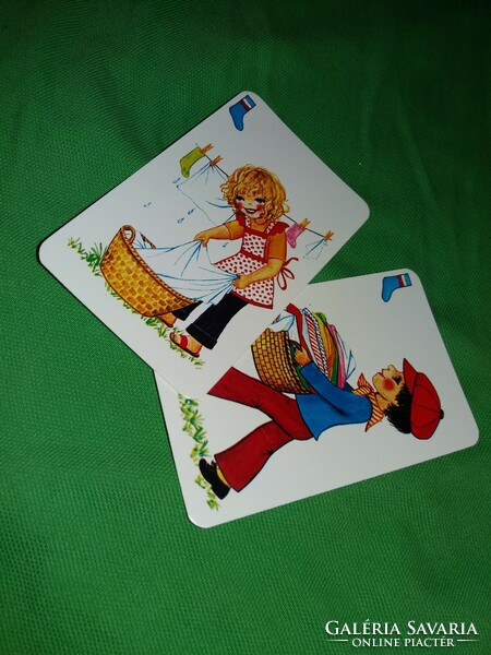 Régi SCHMID játékkártyagyáras KLASSZIKUS MFEKETE PÉTER játék kártya dobozával a képek szerint