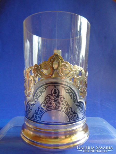 Russian silver tea cup