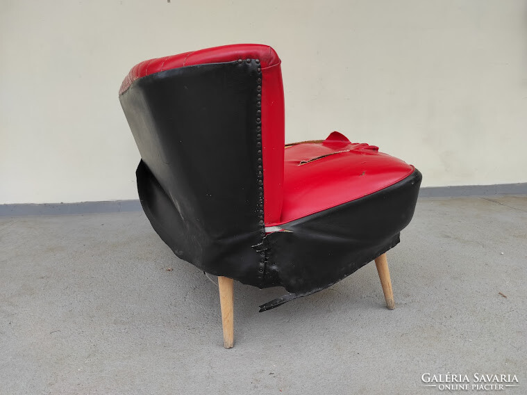 Retro large cocktail club armchair sofa for reupholstery 7468