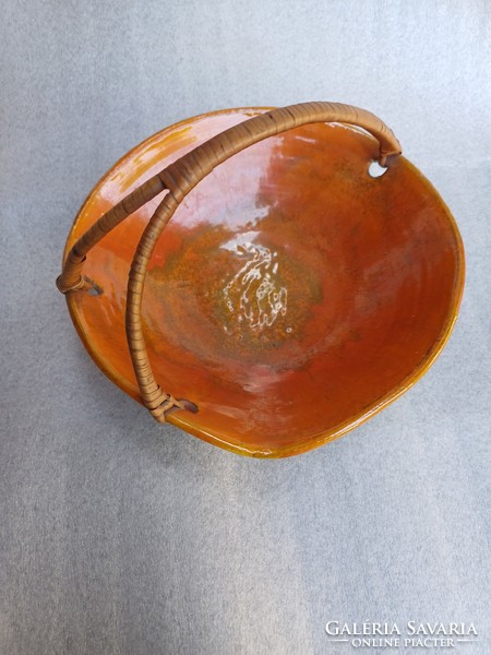 Rare István Erzöd ceramic serving bowl