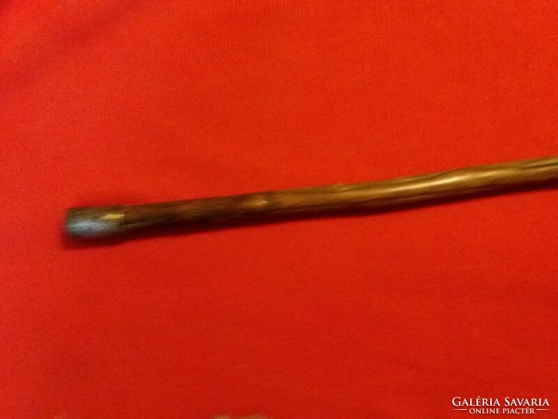 Antique hardwood 1 wooden walking stick, walking stick crooked stick as shown in the pictures