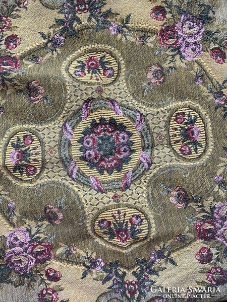 Flawless antique woven tablecloth