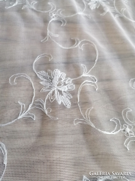 Dreamy huge tulle embroidered curtain 231 x 440