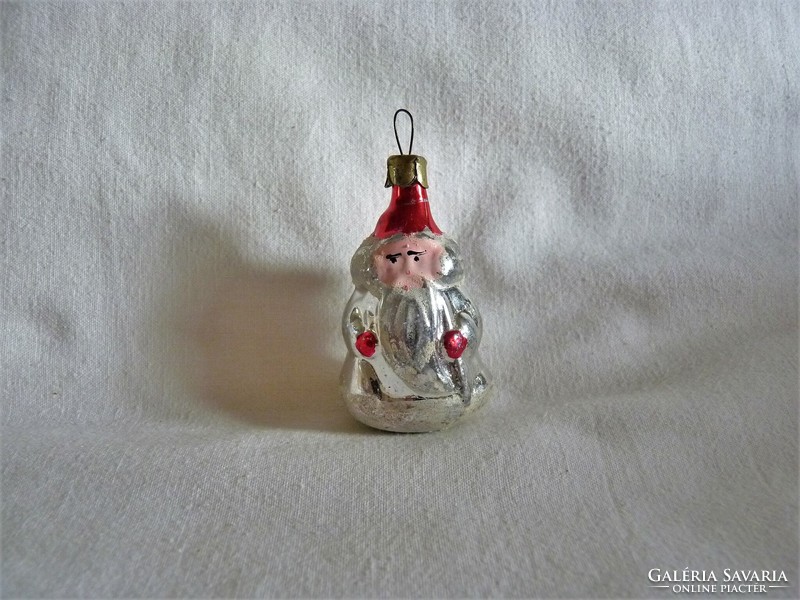 Old glass Christmas tree decoration - Santa Claus!