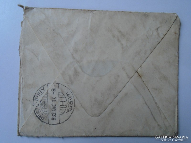 Letter D195730 - Komádi Pestújhely 1932