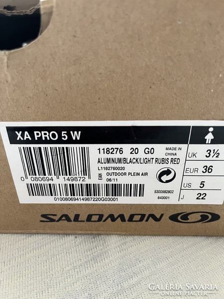 Salomon xa pro 5 w running and hiking shoes