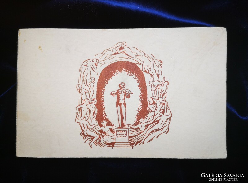 3 Pcs. Vintage handkerchief in Johann Strauss folder