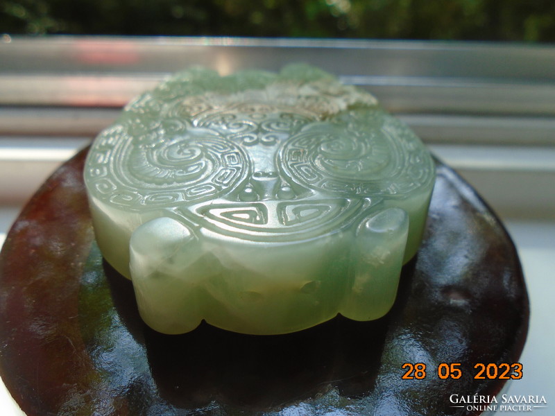 Chinese jade carved statue, talisman, amulet