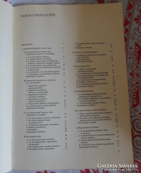 Sircz János – Csaba Gyula: Munkavédelem (Műszaki, 1984; tankönyv)