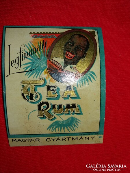 Antique - cc.1920. Zwack - finest tearum label - extremely rare, condition according to the pictures