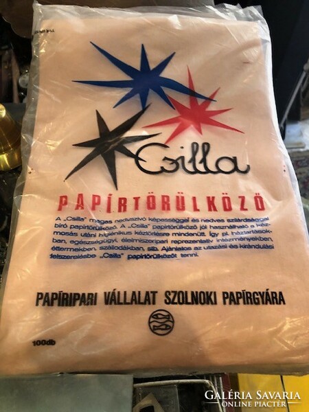Csilla paper towel from the 80s, 2 unopened packages.